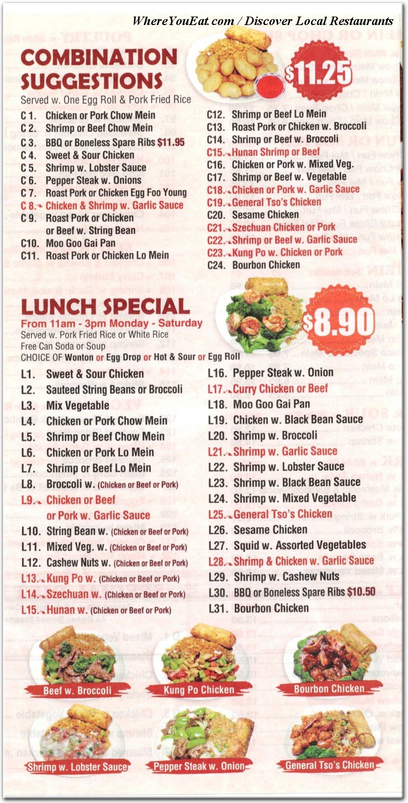 menu 6